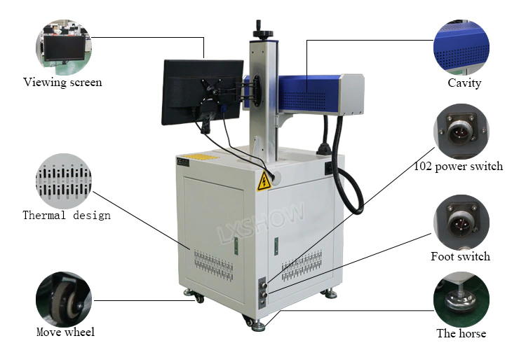 product-Nonmetal wood leather paper cloth CO2 laser marking machine 20w 30w 50w 100w 150w-Lxshow-img-2