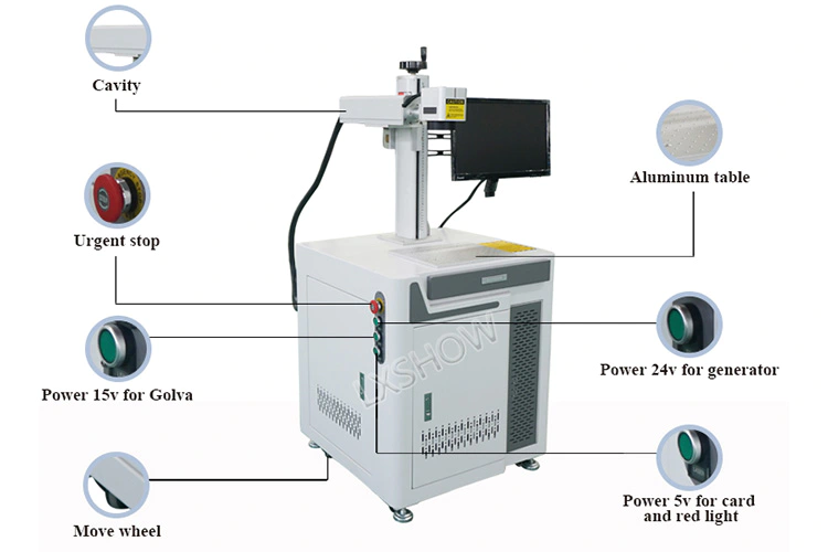 product-Desktop Fiber laser marking machine 20w 30w 50w 100w 120w for metal-Lxshow-img-2