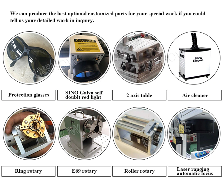product-Lxshow-20W MAX laser generator hobby portable mini fiber laser marking machine-img-5