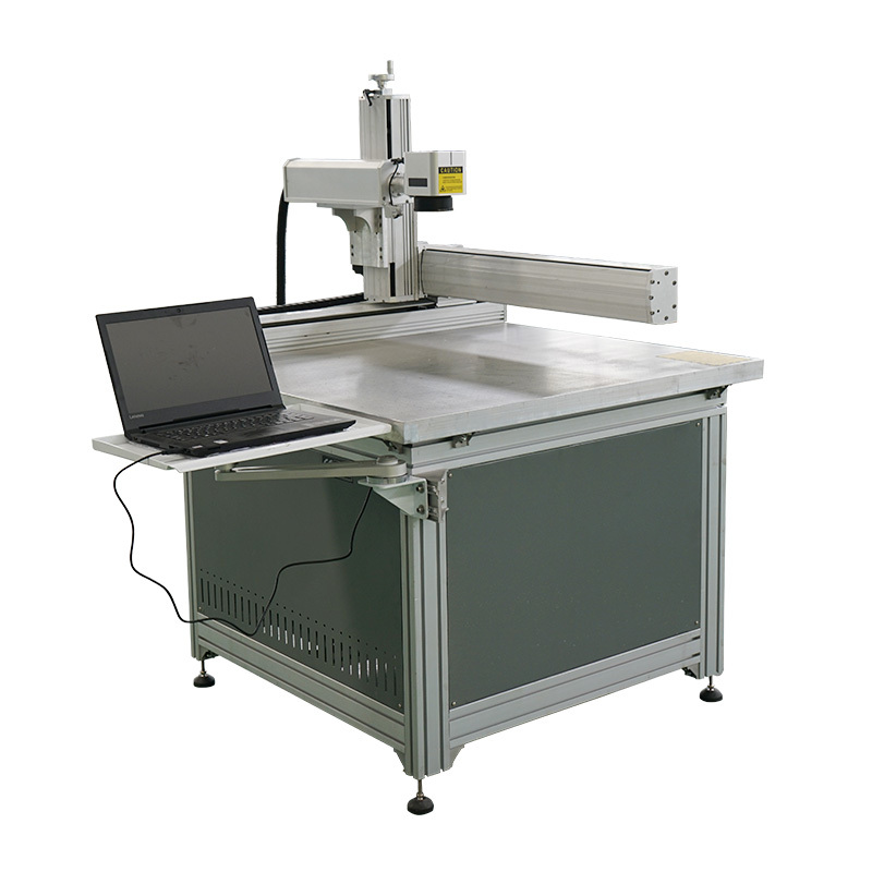 product-Big size Cross sliding table Raycus ipg laser generator fiber laser marking machine-Lxshow-i-1