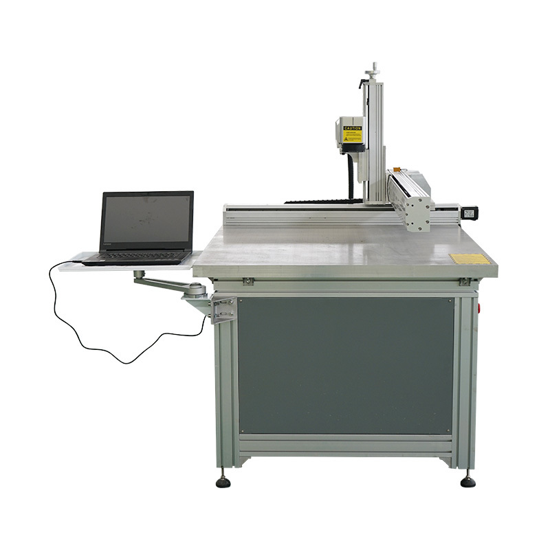 product-Lxshow-Big size Cross sliding table Raycus ipg laser generator fiber laser marking machine-i