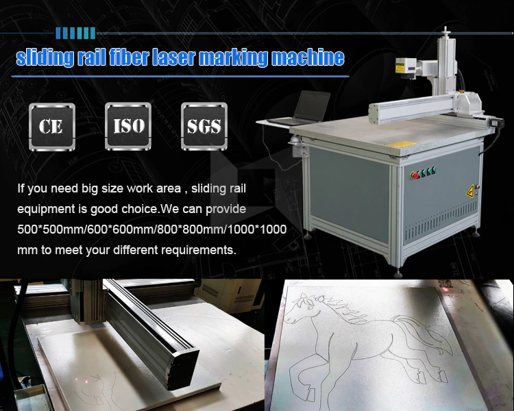 product-Big size Cross sliding table Raycus ipg laser generator fiber laser marking machine-Lxshow-i-2