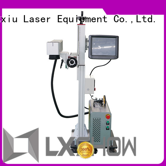 Lxshow controllable marking laser machine manufacturer for packaging bottles
