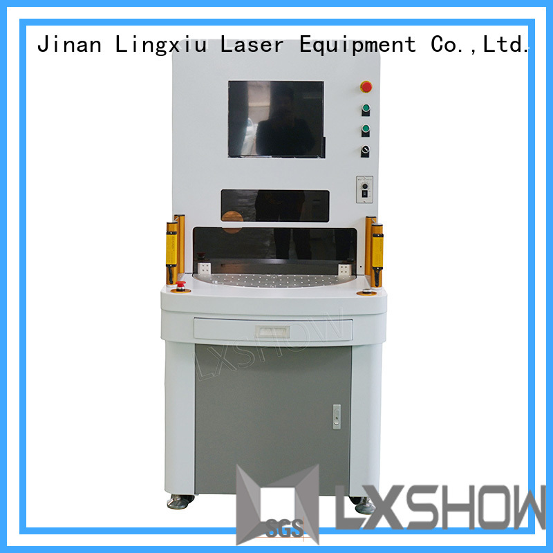 Lxshow controllable laser marking factory price for Clock