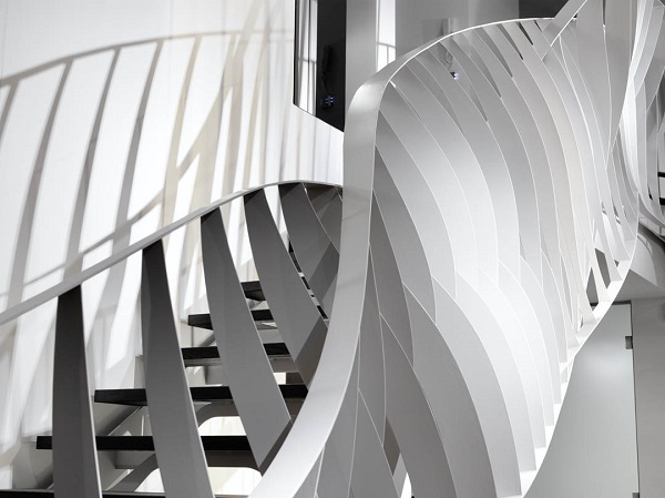 news-Lxshow-Laser cutting steel to create dancing stairs-img
