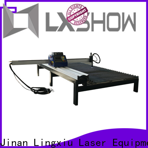 Lxshow plasma cnc table personalized for logo making