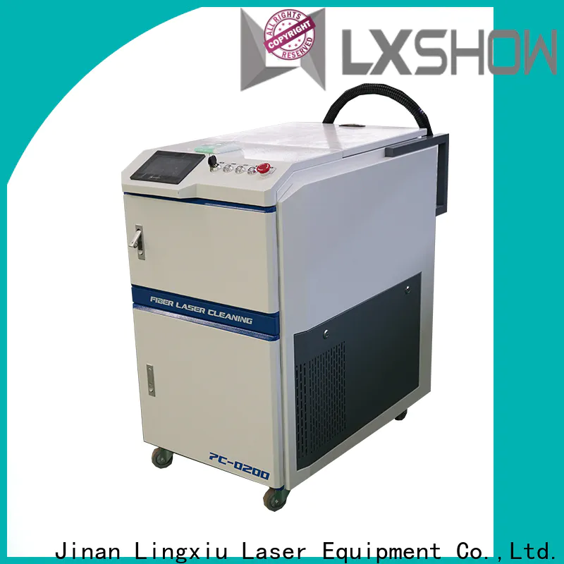 Lxshow durable laser cleaning rust factory price for work plant