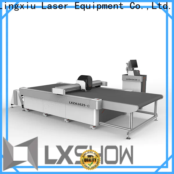 Lxshow sturdy fabric cutting machine supplier for footwear material