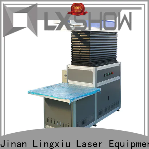 Lxshow hot selling co2 laser machine directly sale for coconut shell
