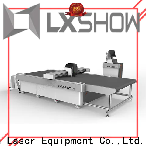 Lxshow professional fabric cutting machine on sale for bags materials