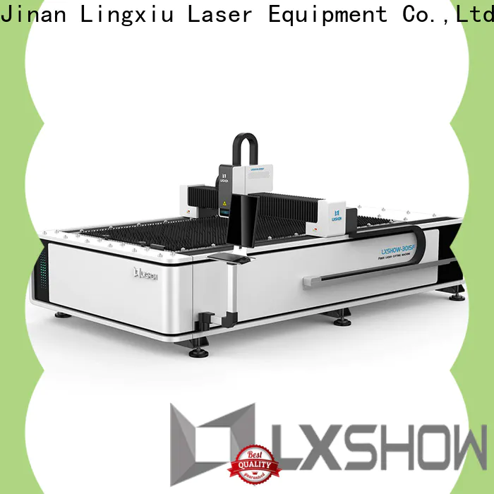 Lxshow creative metal laser cutter manufacturer for packaging bottles