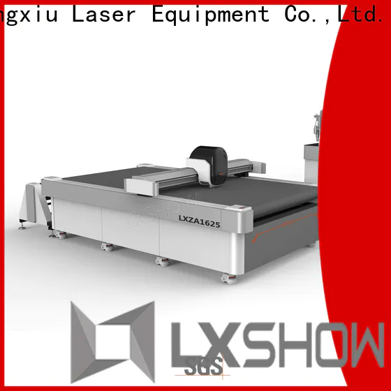 Lxshow cnc cutting machine promotion for bags materials
