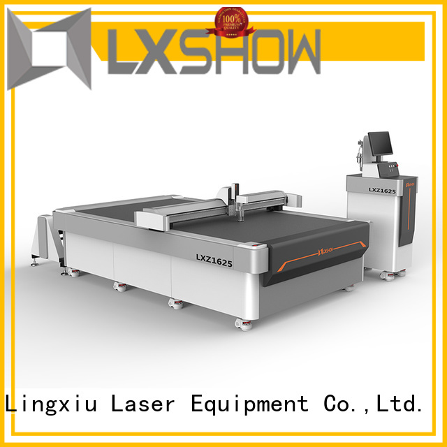 Lxshow practical fabric cutting machine factory price for sticker