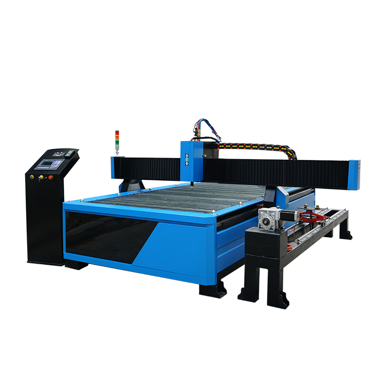 Metal sheet and metal tube metal pipe cnc plasma tube cutting machine 1325 1530 2030 with rotary