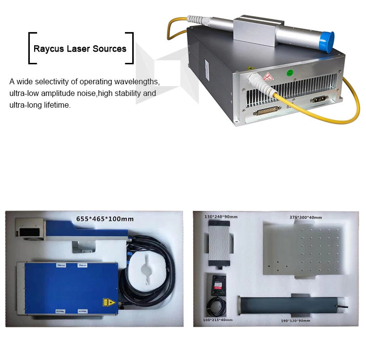 product-20W 30W Raycus Laser Power split mini portable Fiber laser marking machine manufacturesuppli-3