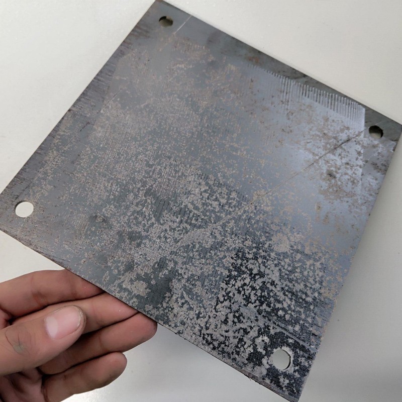 news-Laser Cleaning machine remove the rust from metal sheet surface-Lxshow-img