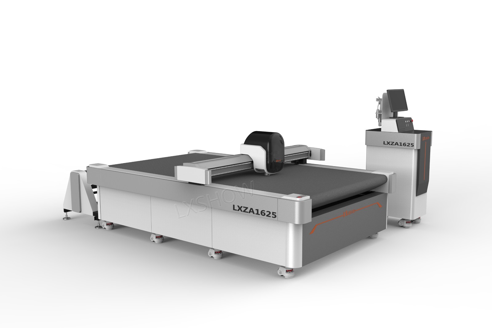 news-Lxshow-CNC vibrating knife cutter machine for cutting diameter 1mm leather hole and 1mm Plexig