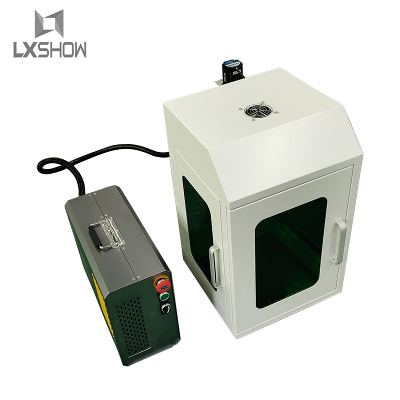 product-Lxshow-20W 30W 50W 100W closed protective cover mini portable Fiber laser marking machine fa
