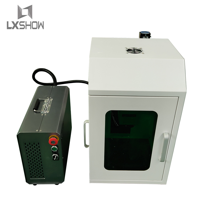 product-Lxshow-20W 30W 50W 100W closed protective cover mini portable Fiber laser marking machine fa