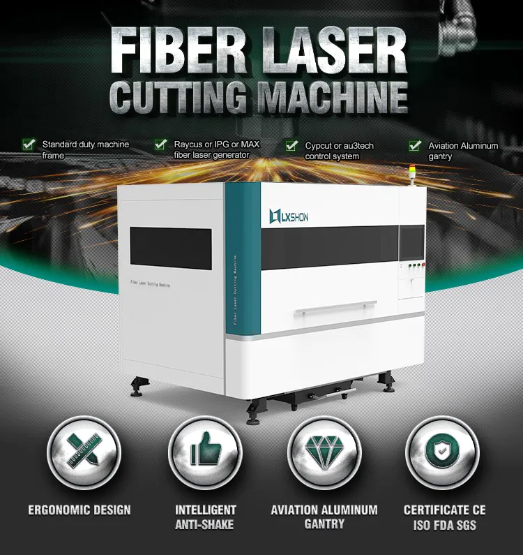 Lxshow efficient metal cutting laser factory price for medical equipment