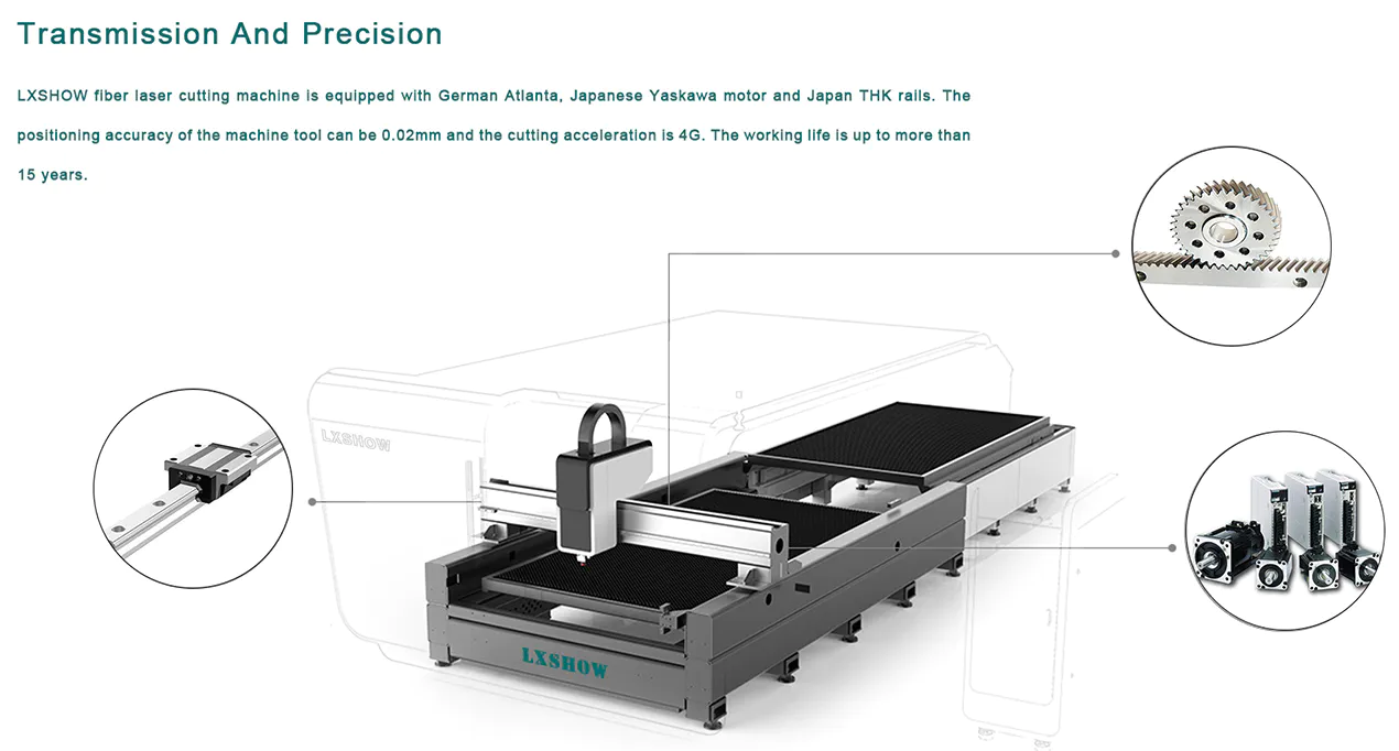 Lxshow long lasting metal laser cutter factory price for medical equipment