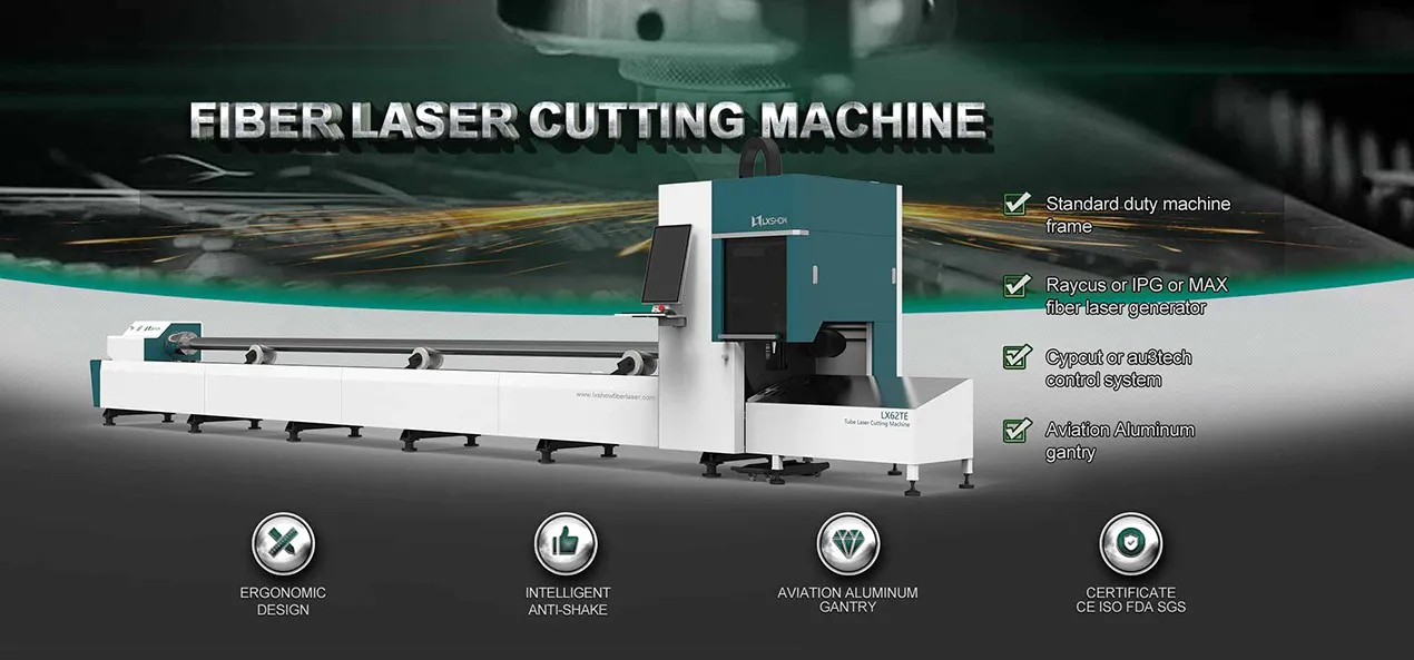 Lxshow creative fiber laser cutting machine factory price for work plant
