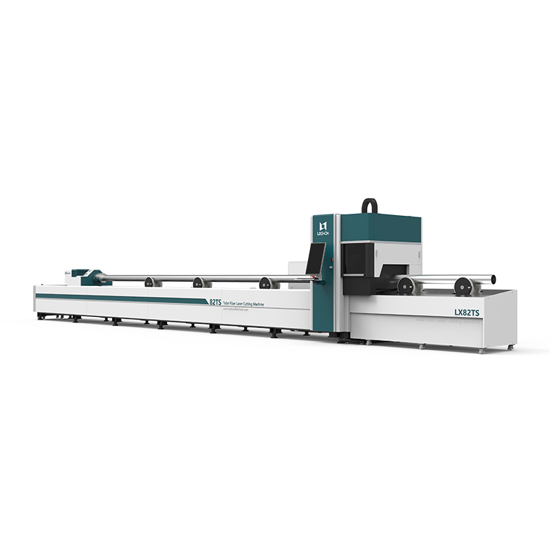 product-Lxshow-Round Square tube ss cs aluminum metal pipe tube fiber laser cutter 1KW 15KW 2KW 3KW 