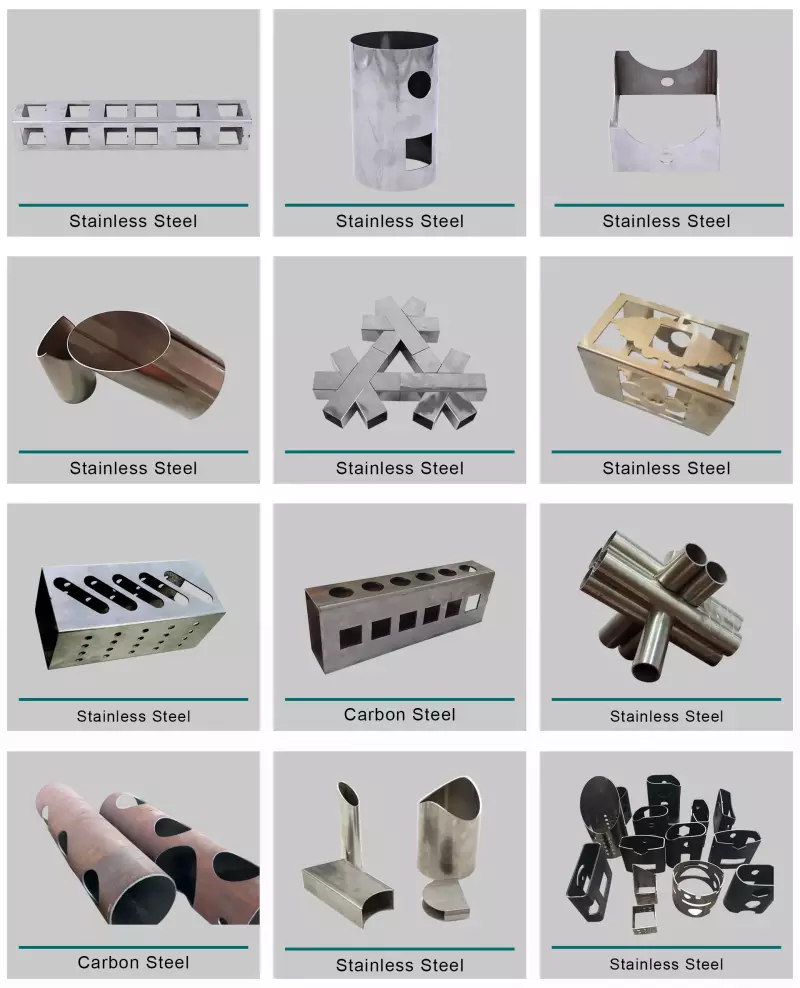 product-Lxshow-Round Square tube ss cs aluminum metal pipe tube fiber laser cutter 1KW 15KW 2KW 3KW -1