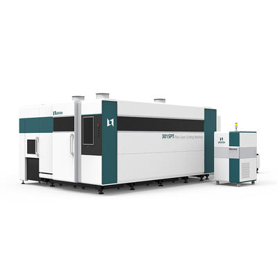 [LX3015PT] 3kw 4kw 6kw 8kw 10kw 12kw Metal Iron Fiber laser cutting machine with exchange table full cover rotary metal tube pipe fiber laser cutter