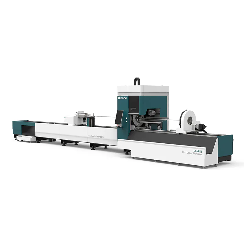 product-Cnc laser pipe cutting machine LX62Ⅲ Three-chuck heavy-duty laser pipe cutting machine-Lxsho-2