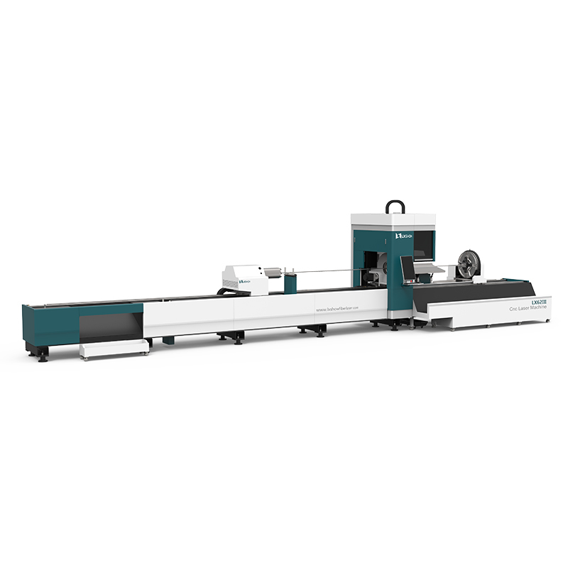 product-Lxshow-Cnc laser pipe cutting machine LX62Ⅲ Three-chuck heavy-duty laser pipe cutting machin