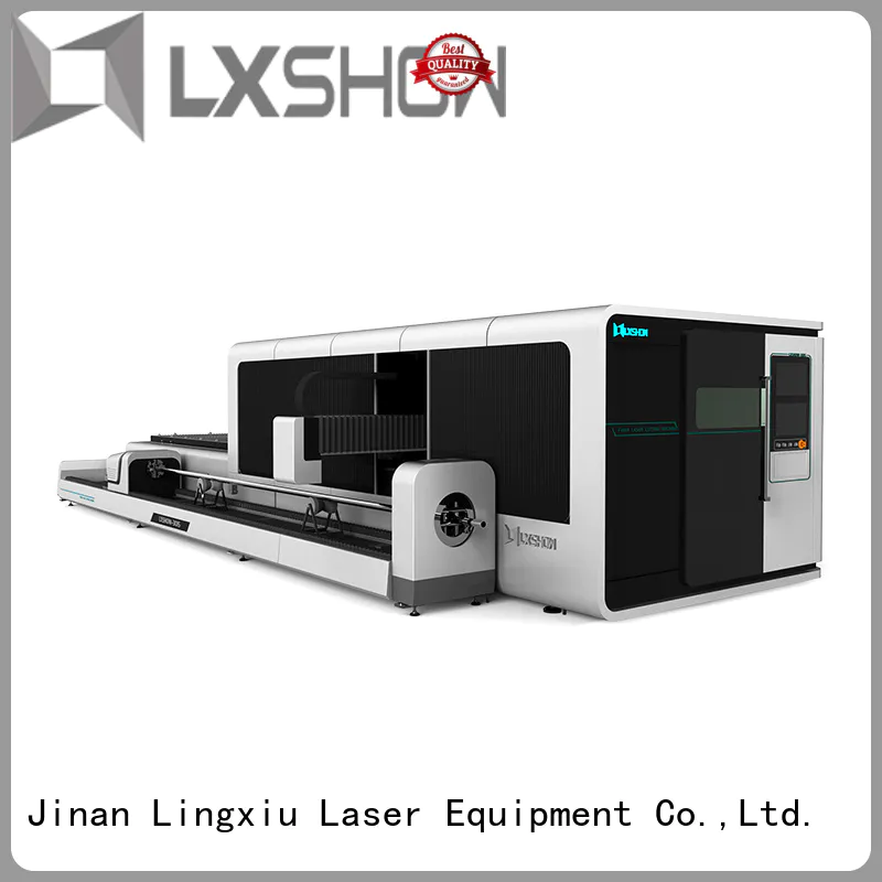 Lxshow efficient fiber laser cutter from China for Iron Plate