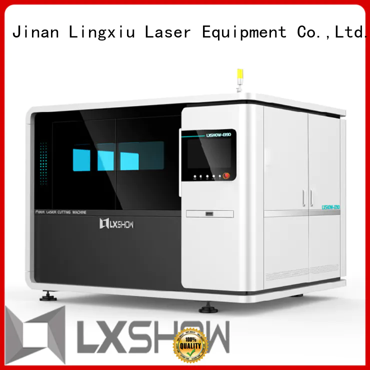 Lxshow metal laser cutter factory price for packaging bottles