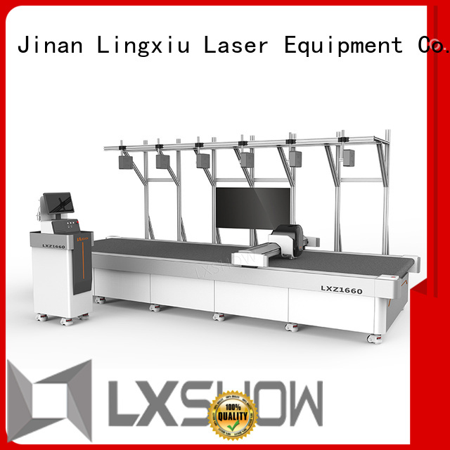 Lxshow cnc cutting machine promotion for non-woven fabrics