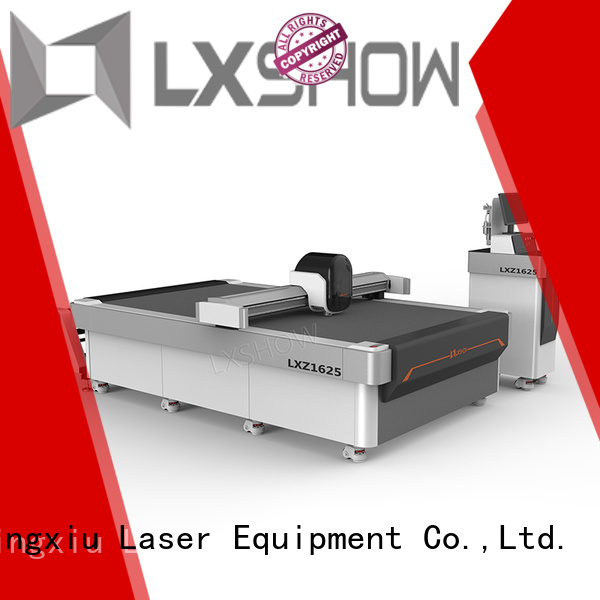 Lxshow fabric cutting machine factory price for sticker