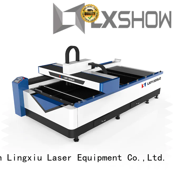 Lxshow stable metal laser cutter directly sale for packaging bottles