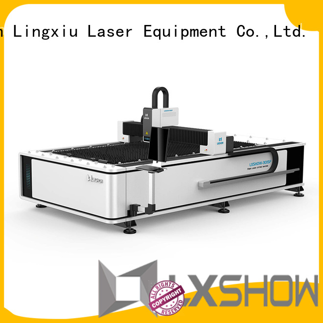 Lxshow laser metal cutting factory price for packaging bottles