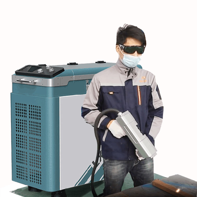 Metal Surface Laser Rust Removal Machine , Portable Descaling