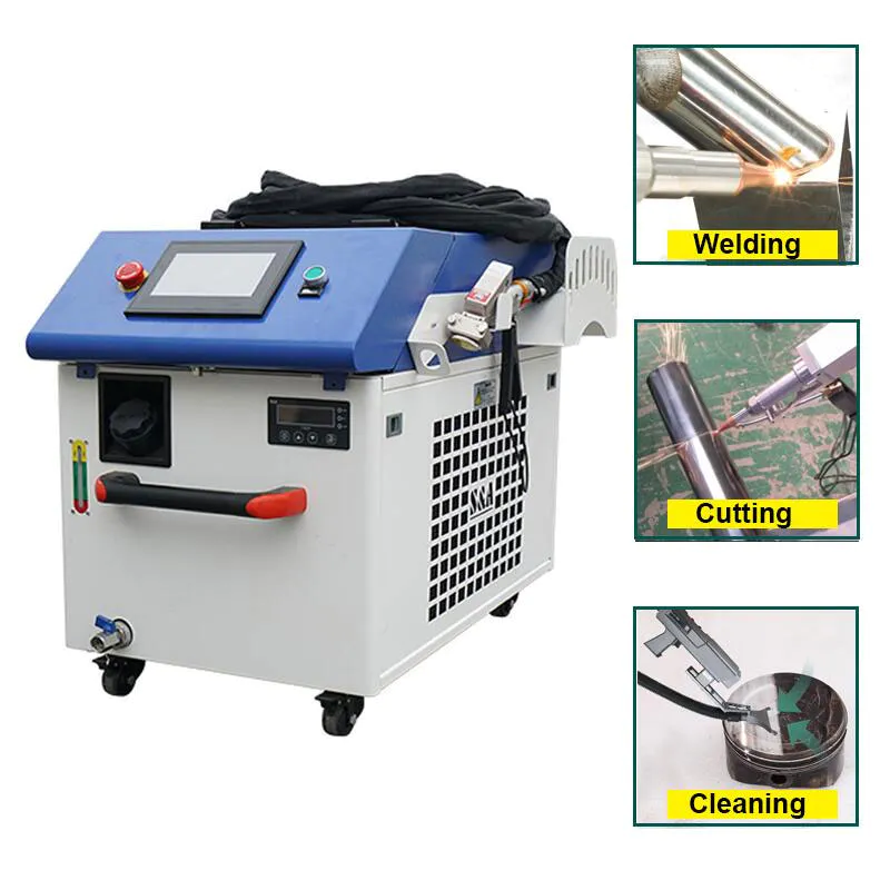 3-in-1 Laser Cleaning,Welding,Cutting machine.Laser Rust Removal 1000W-1500W