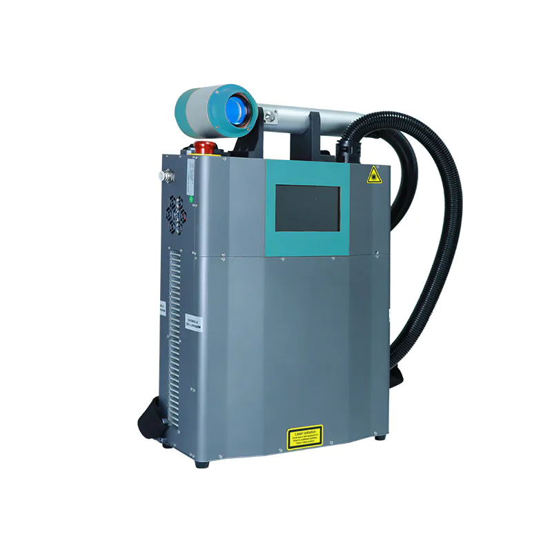 product-100W Small Size Hand Held Rust Removal Fiber Laser Cleaning Machine-Lxshow-img-2