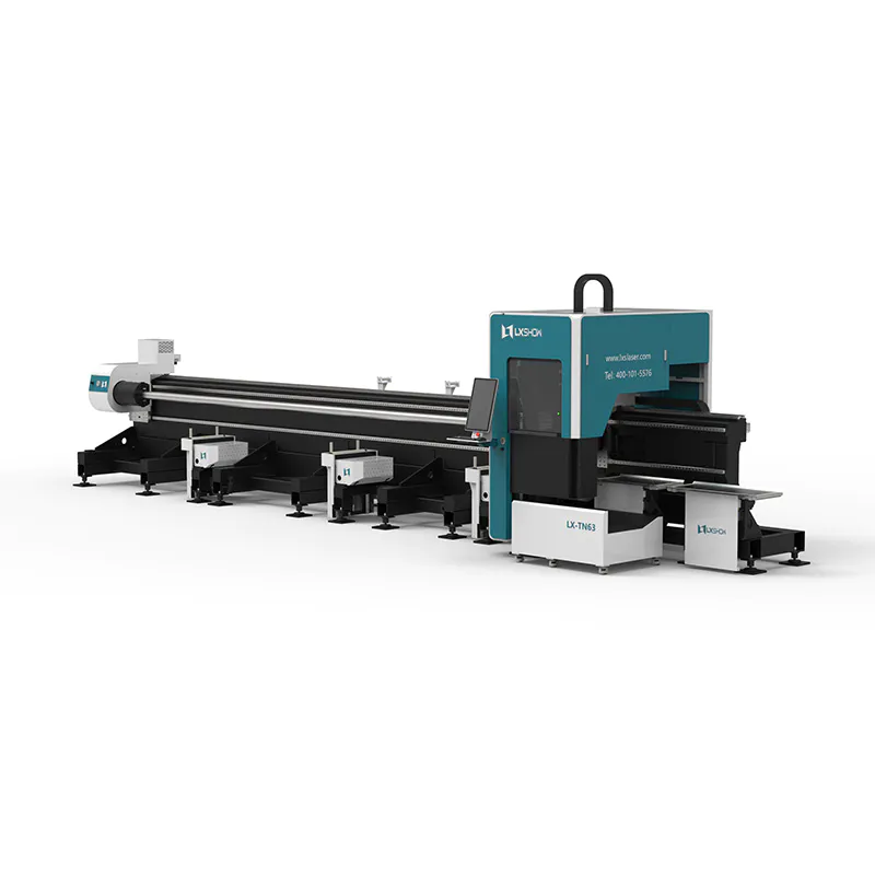 product-LX63TN Semi-Automactic Feeding Fiber Laser Tube Cutting Machine-Lxshow-img-2