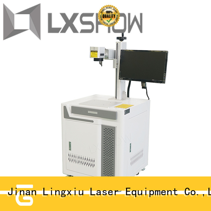 Lxshow stable laser marking machine manufacturer for packaging bottles