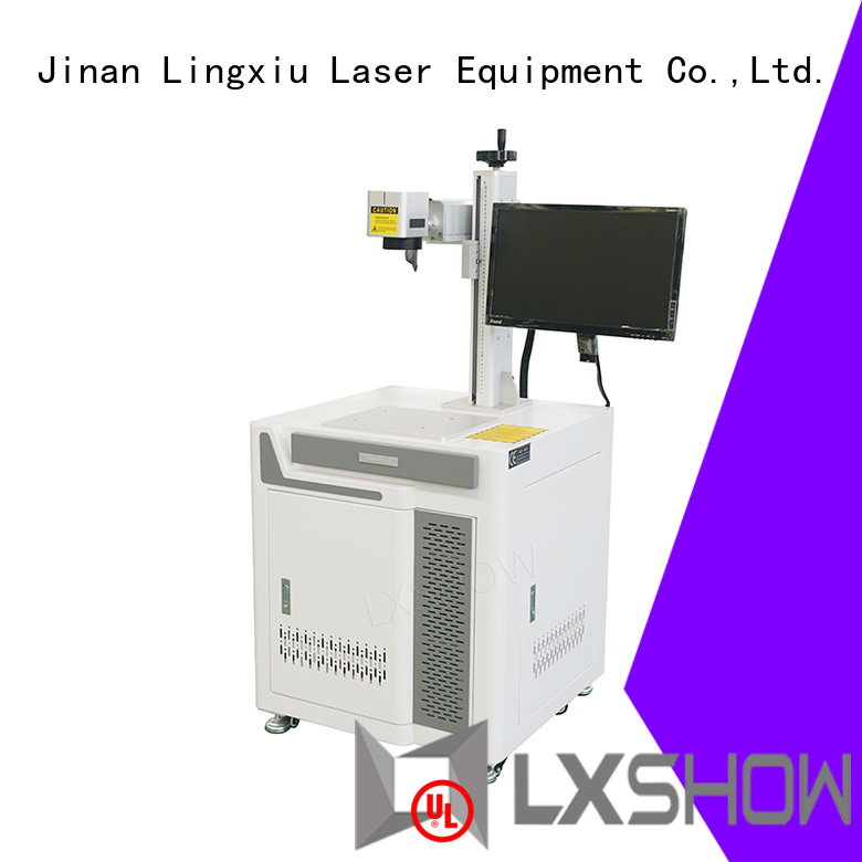 Lxshow efficient lazer marking factory price for Clock