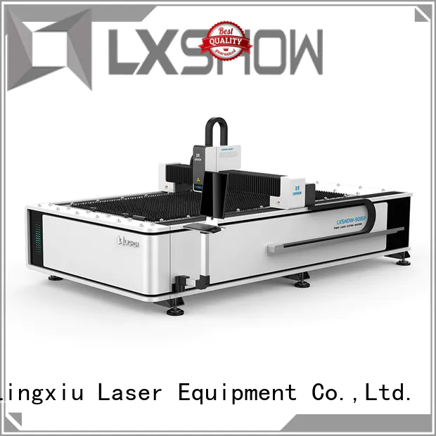 Lxshow cnc laser cutter manufacturer for packaging bottles