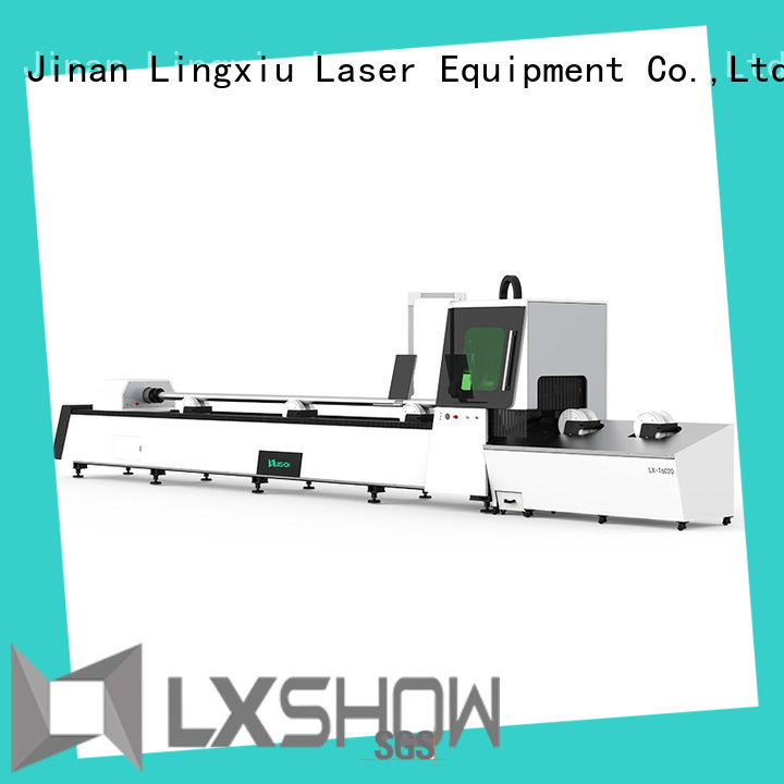 Lxshow efficient tube laser cutting factory price for metal materials cutting